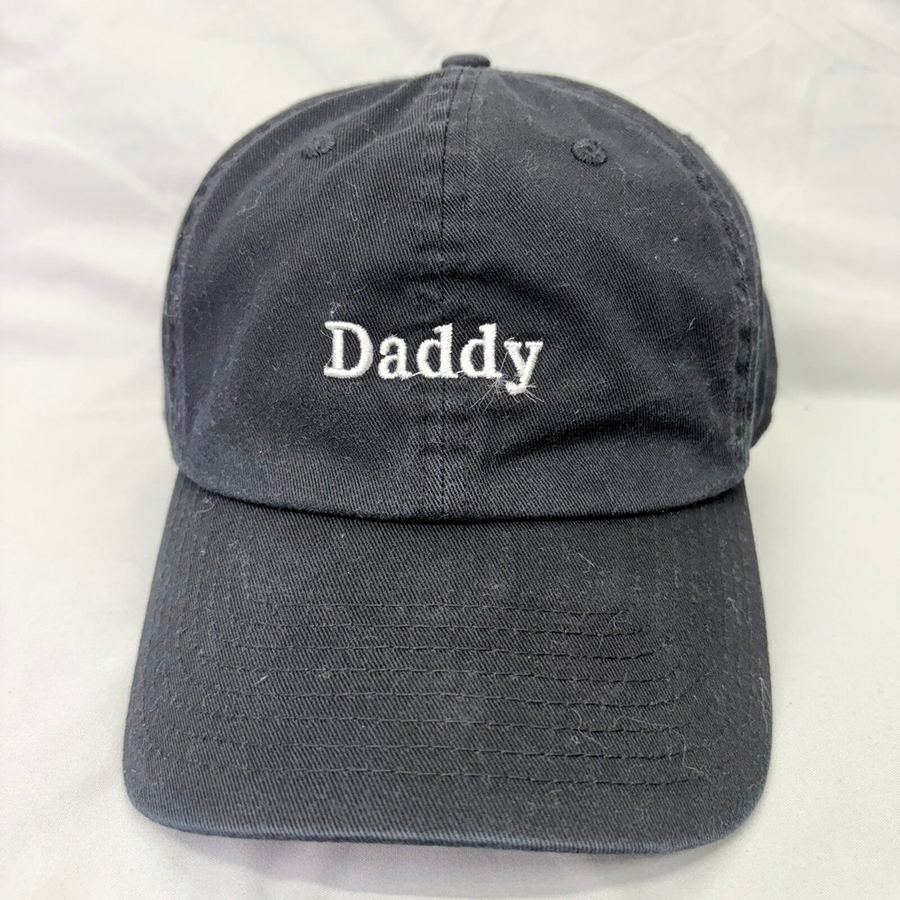 KBETHOS Hat Daddy Embroidered Dad Cap Mens OSFM Black Adjustable Strap